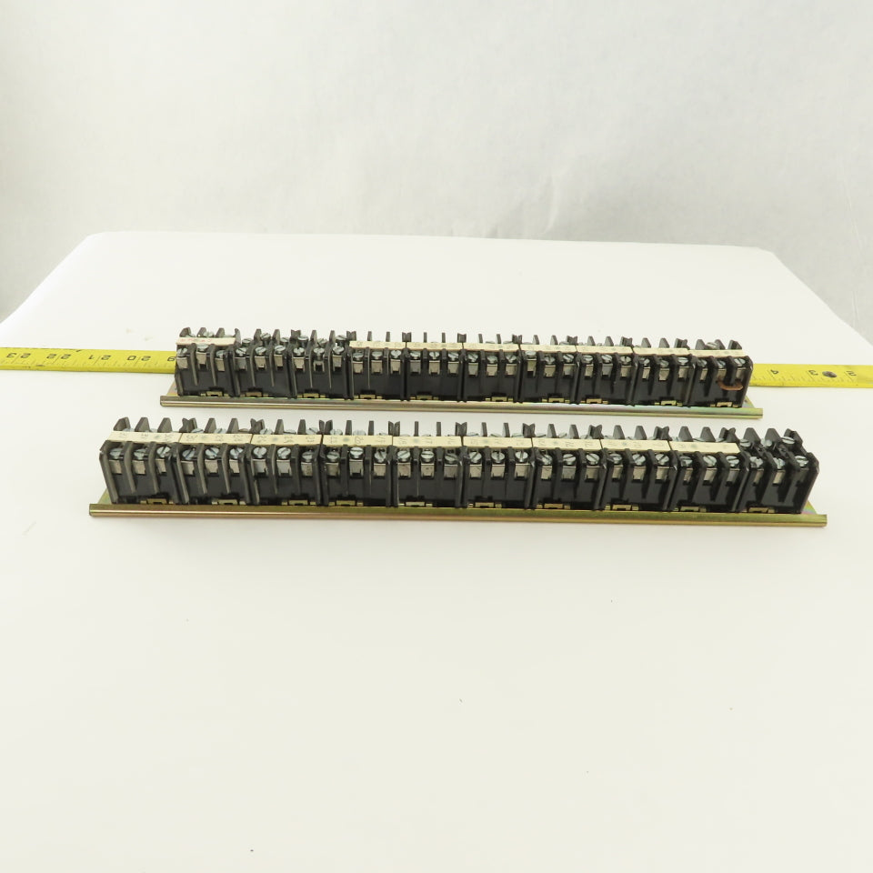 Curtis Screw Terminal Block 30 Position Triple Block Lot of 2
