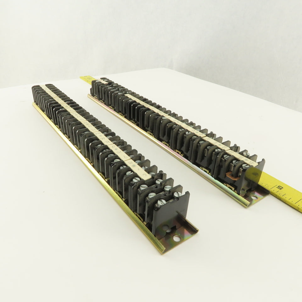 Curtis Screw Terminal Block 30 Position Triple Block Lot of 2