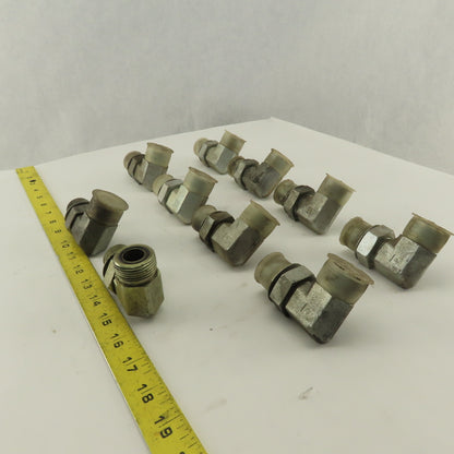 12MFFOR-12MB 1-1/16-12 (-12) O-Ring Boss x 1-3/16-12(-14) O-Ring Face Elbow 90°