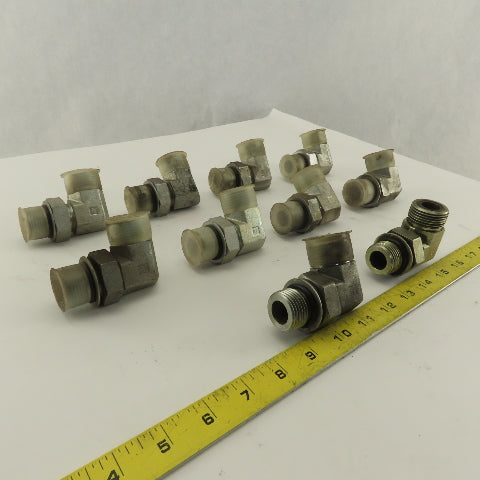 12MFFOR-12MB 1-1/16-12 (-12) O-Ring Boss x 1-3/16-12(-14) O-Ring Face Elbow 90°