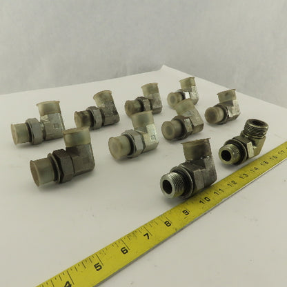 12MFFOR-12MB 1-1/16-12 (-12) O-Ring Boss x 1-3/16-12(-14) O-Ring Face Elbow 90°