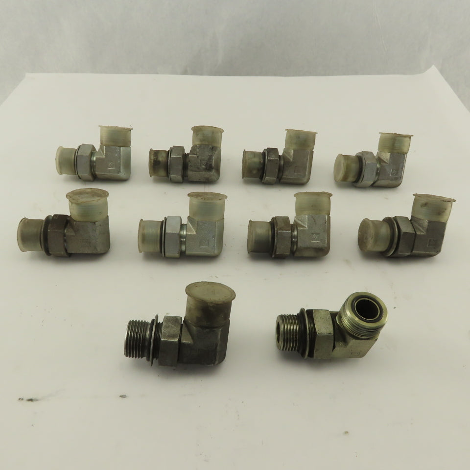 12MFFOR-12MB 1-1/16-12 (-12) O-Ring Boss x 1-3/16-12(-14) O-Ring Face Elbow 90°