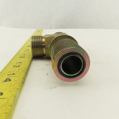 1-3/16-12 (-14) O-Ring Face Hydraulic Male Bulkhead Run Tee Steel