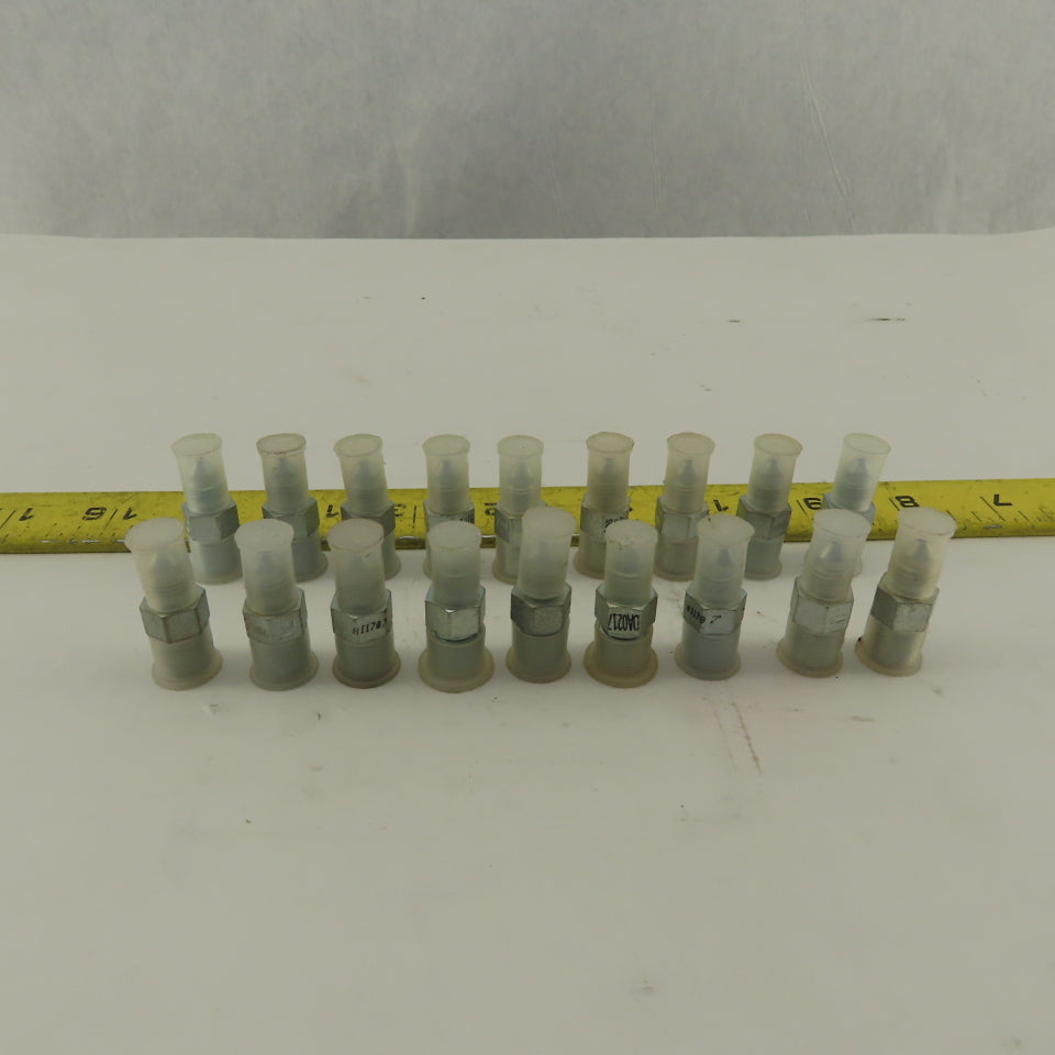1/8-28 (-2) Male x 5/16-24 Flared Male Hydraulic Adapter Lot Of 18
