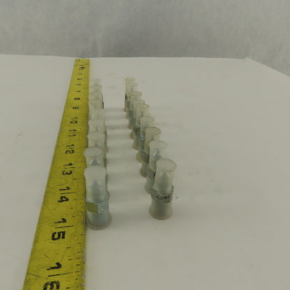 1/8-28 (-2) Male x 5/16-24 Flared Male Hydraulic Adapter Lot Of 18