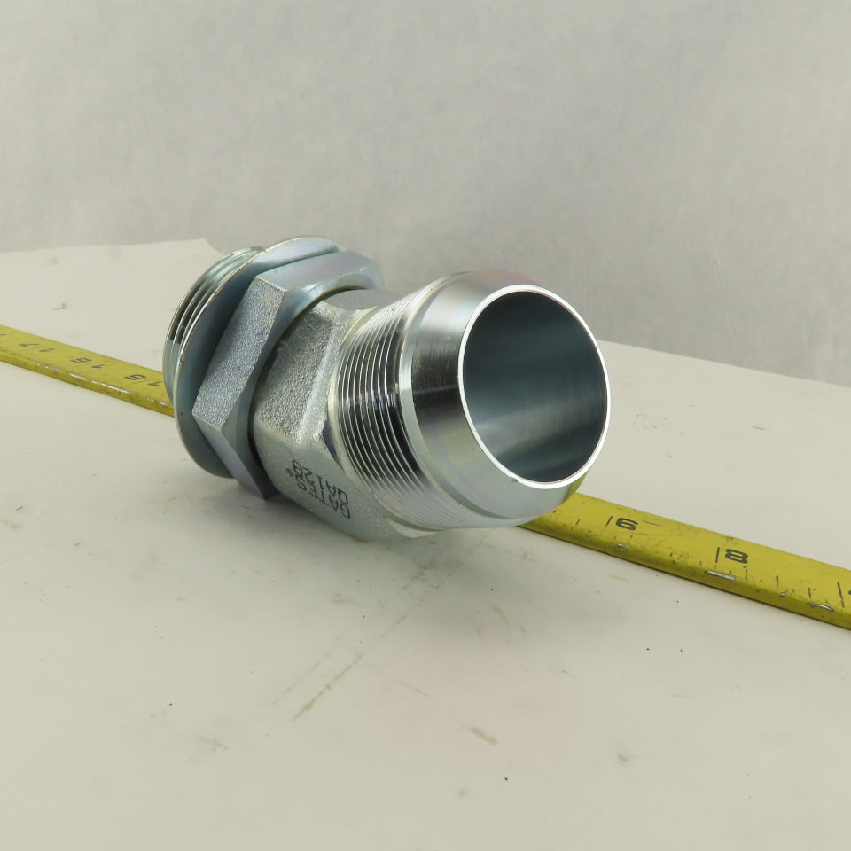 24MB-24MJ45 1-7/8-12  Male O-Ring Boss x 1-7/8-12 JIC 37° Flare Male 45° Elbow