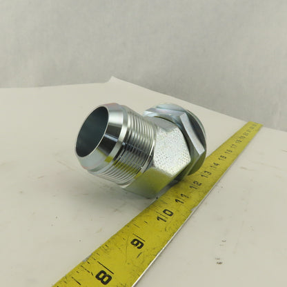 24MB-24MJ45 1-7/8-12  Male O-Ring Boss x 1-7/8-12 JIC 37° Flare Male 45° Elbow