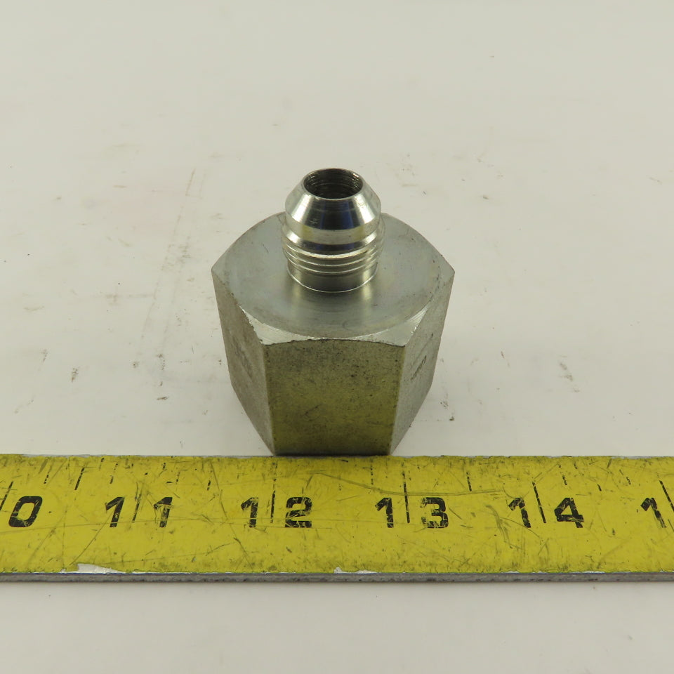 1" NPT Female x 3/4-16 (-8) JIC Flare Male Adapter Fitting