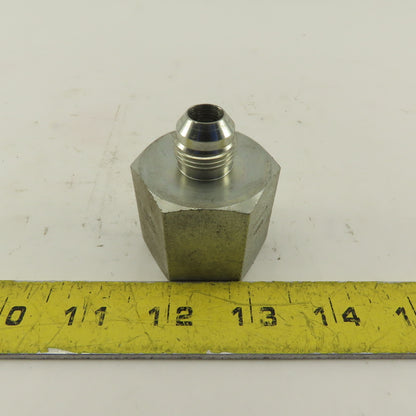 1" NPT Female x 3/4-16 (-8) JIC Flare Male Adapter Fitting