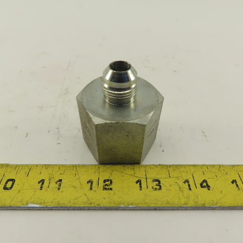 1" NPT Female x 3/4-16 (-8) JIC Flare Male Adapter Fitting