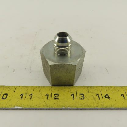 1" NPT Female x 3/4-16 (-8) JIC Flare Male Adapter Fitting