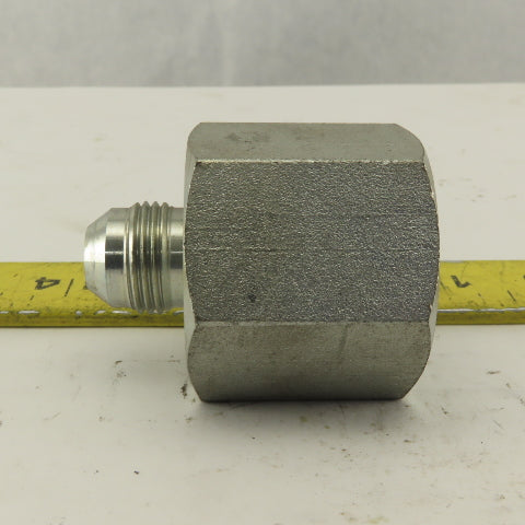1" NPT Female x 3/4-16 (-8) JIC Flare Male Adapter Fitting