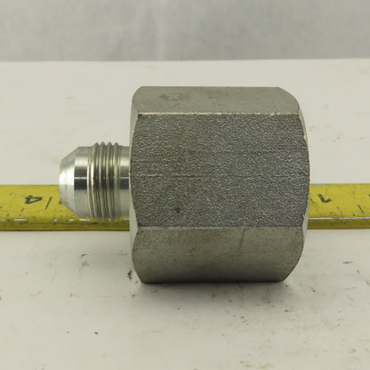 1" NPT Female x 3/4-16 (-8) JIC Flare Male Adapter Fitting