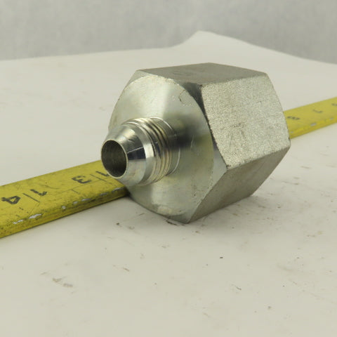 1" NPT Female x 3/4-16 (-8) JIC Flare Male Adapter Fitting