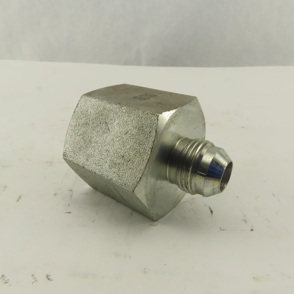 1" NPT Female x 3/4-16 (-8) JIC Flare Male Adapter Fitting