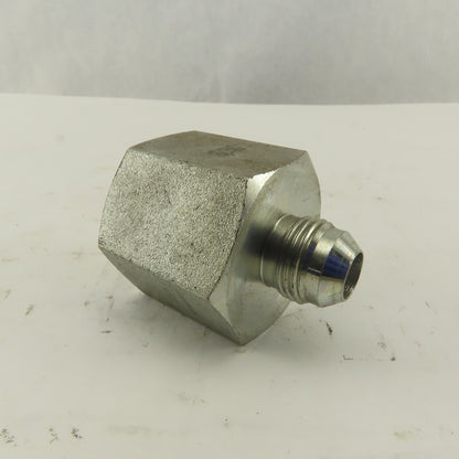 1" NPT Female x 3/4-16 (-8) JIC Flare Male Adapter Fitting