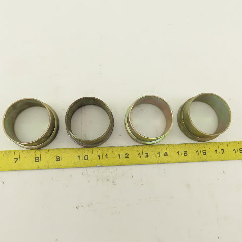 32TS 2" Hydraulic Tube Sleeve 37° JIC Flare Lot Of 4