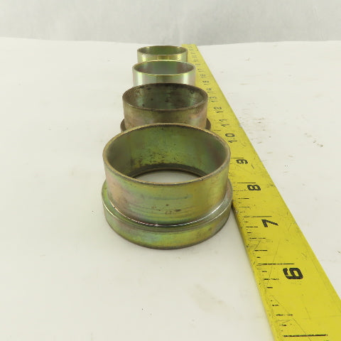32TS 2" Hydraulic Tube Sleeve 37° JIC Flare Lot Of 4