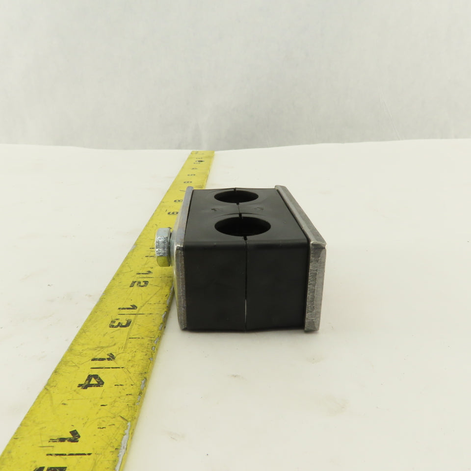 Hydac HRZ 3 A 19-19PP UNC 3/4" Twin Tube Clamp Lot Of 3