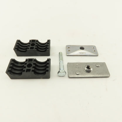 Hydac HRZ 3 A 19-19PP UNC 3/4" Twin Tube Clamp Lot Of 3