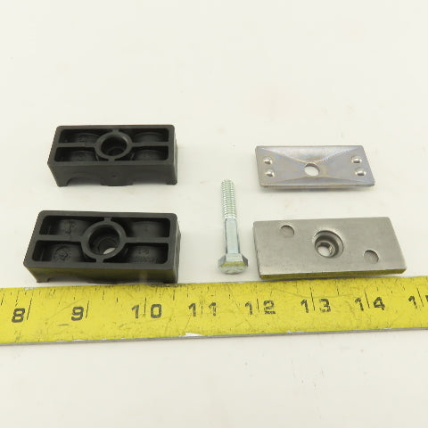 Hydac HRZ 3 A 19-19PP UNC 3/4" Twin Tube Clamp Lot Of 3