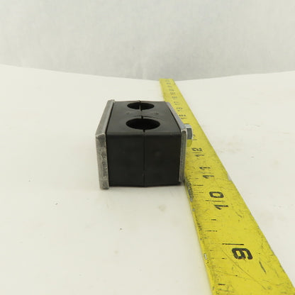 Hydac HRZ 3 A 19-19PP UNC 3/4" Twin Tube Clamp Lot Of 3