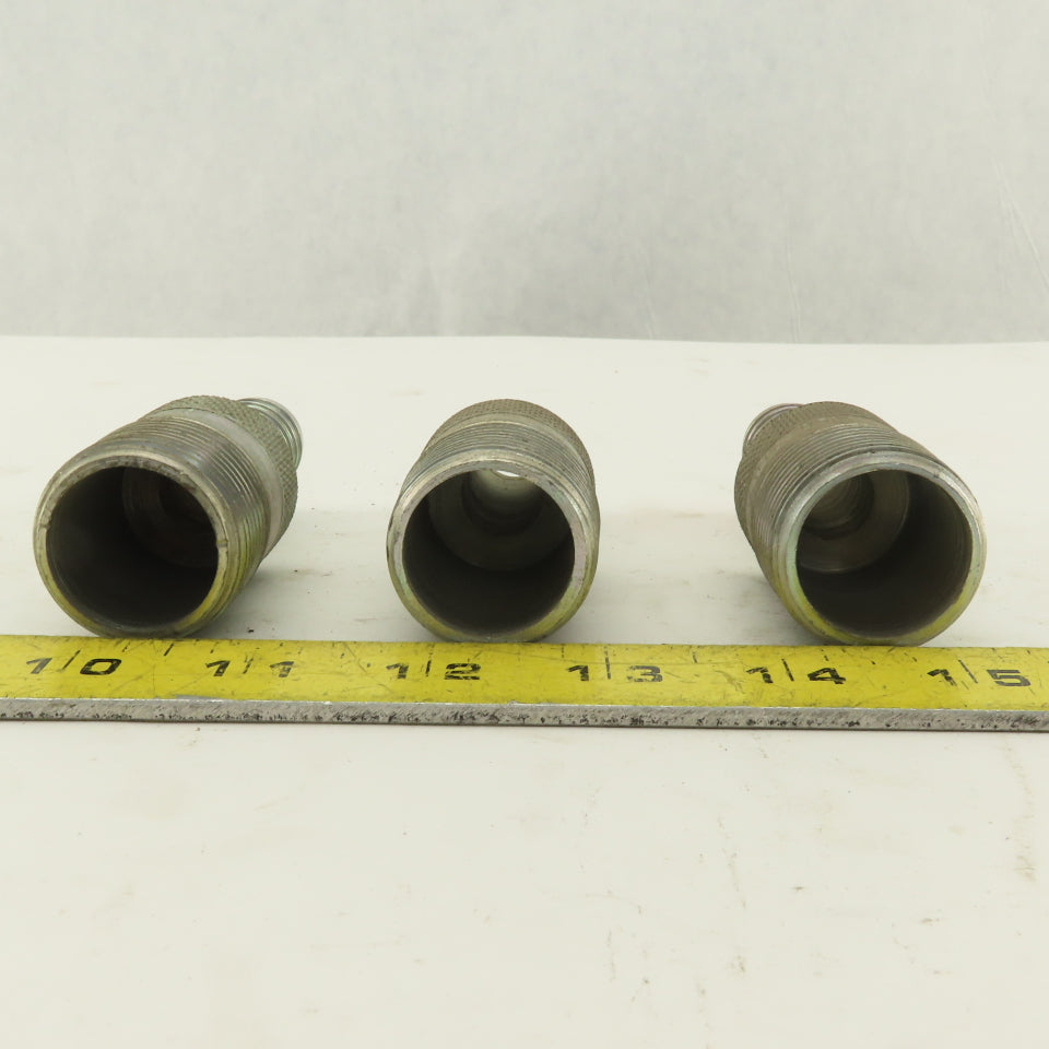 Dixon STC-0510 1" NPT x 3/4" Hose Barb King Combination Nipple Lot Of 3