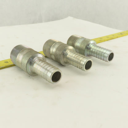 Dixon STC-0510 1" NPT x 3/4" Hose Barb King Combination Nipple Lot Of 3