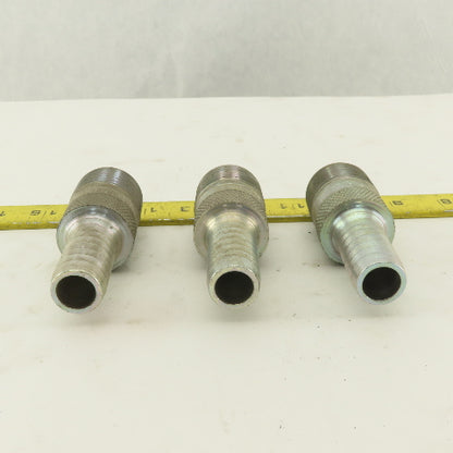 Dixon STC-0510 1" NPT x 3/4" Hose Barb King Combination Nipple Lot Of 3