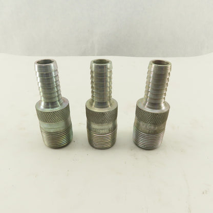 Dixon STC-0510 1" NPT x 3/4" Hose Barb King Combination Nipple Lot Of 3