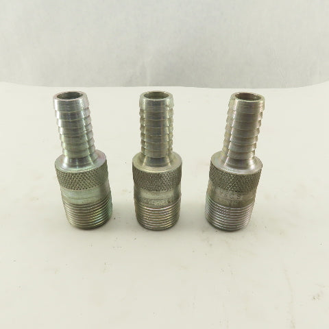 Dixon STC-0510 1" NPT x 3/4" Hose Barb King Combination Nipple Lot Of 3