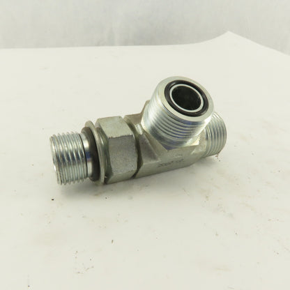 7/8-14 (-10) O-Ring Boss x 5/8 (-10) x 5/8 (-10) Male Tee Hydraulic  Lot Of 2
