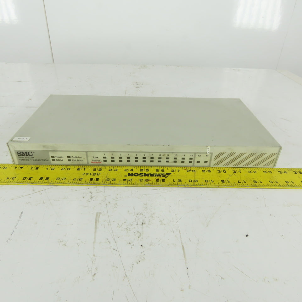 SMC SMC3512TP Elite 10 Base 12 Port Concentrator Hub