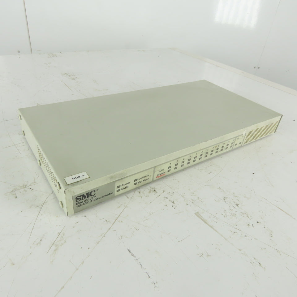 SMC SMC3512TP Elite 10 Base 12 Port Concentrator Hub