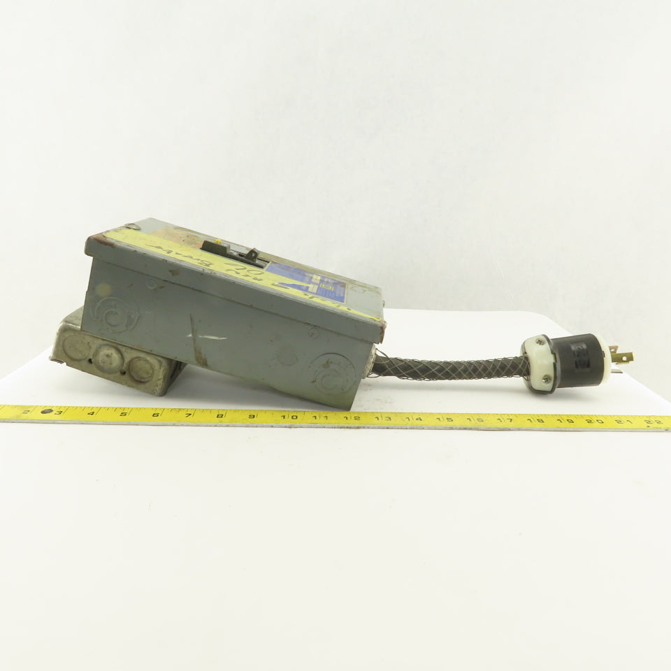 Square D QP2-4L70S 30A Single Breaker Machine Control Load Center W/ 30A Pigtail