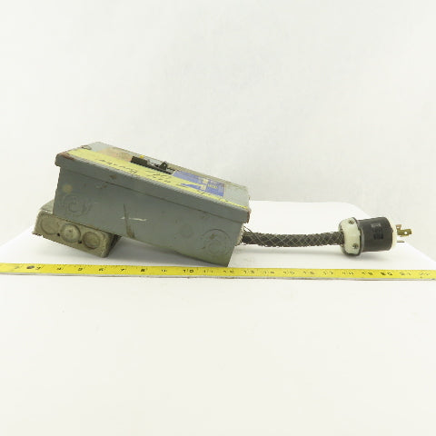 Square D QP2-4L70S 30A Single Breaker Machine Control Load Center W/ 30A Pigtail