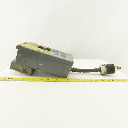 Square D QP2-4L70S 30A Single Breaker Machine Control Load Center W/ 30A Pigtail