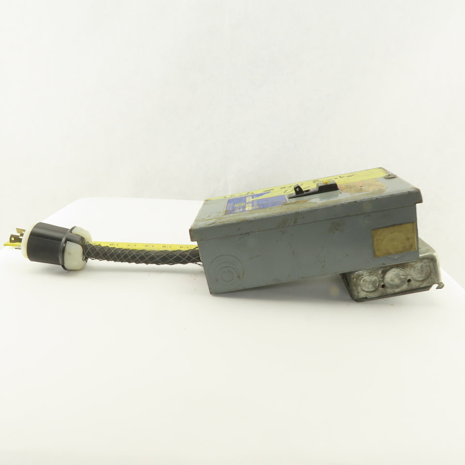 Square D QP2-4L70S 30A Single Breaker Machine Control Load Center W/ 30A Pigtail