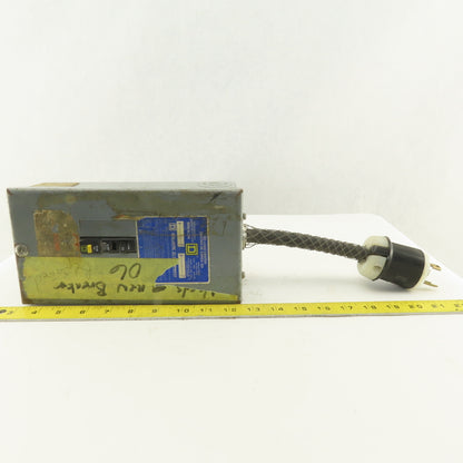 Square D QP2-4L70S 30A Single Breaker Machine Control Load Center W/ 30A Pigtail