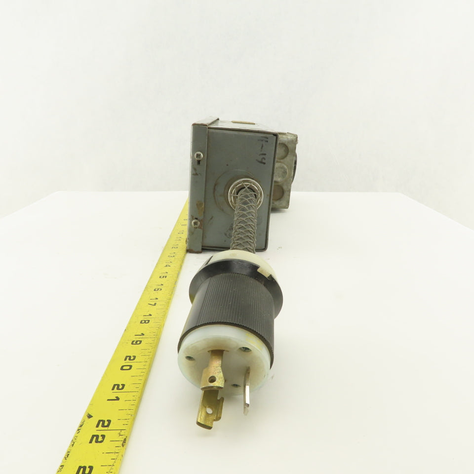 Square D QP2-4L70S 30A Single Breaker Machine Control Load Center W/ 30A Pigtail