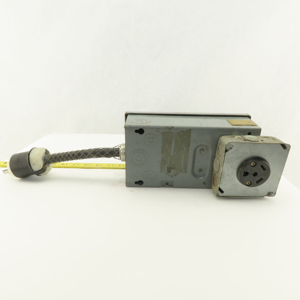 Square D QP2-4L70S 30A Single Breaker Machine Control Load Center W/ 30A Pigtail