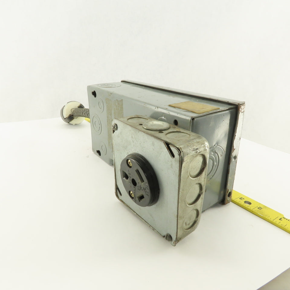 Square D QP2-4L70S 30A Single Breaker Machine Control Load Center W/ 30A Pigtail