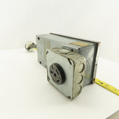 Square D QP2-4L70S 30A Single Breaker Machine Control Load Center W/ 30A Pigtail