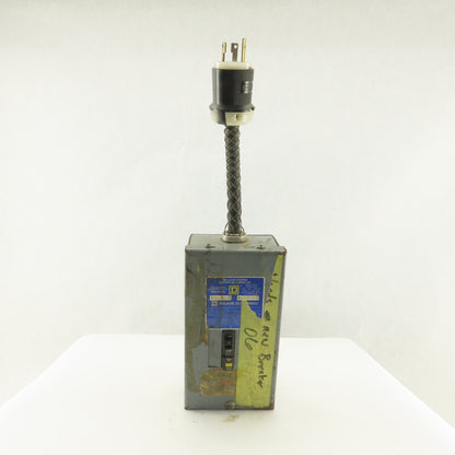 Square D QP2-4L70S 30A Single Breaker Machine Control Load Center W/ 30A Pigtail