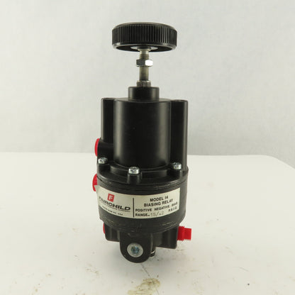 Fairchild Model I4 Biasing Relay Positive Negative Bias Range -15 to +2 PSIG