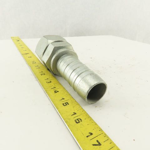 Gates 1-5/8-12 (-20) Female Swivel Flare Seat x 1-1/4" Hose Barb Fitting