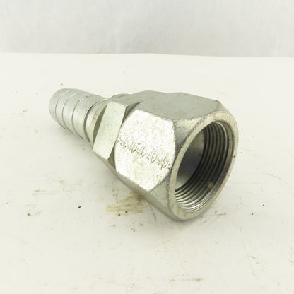 Gates 1-5/8-12 (-20) Female Swivel Flare Seat x 1-1/4" Hose Barb Fitting