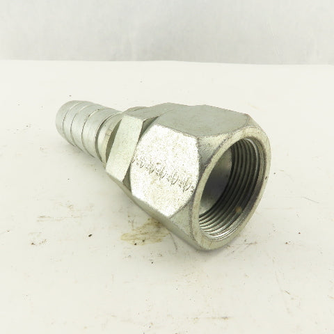 Gates 1-5/8-12 (-20) Female Swivel Flare Seat x 1-1/4" Hose Barb Fitting