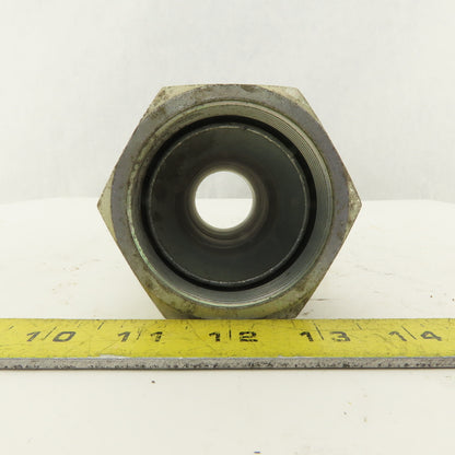 2-1/2-12 (-32) Flare Seat Female Swivel x 2" Hose Barb Fitting