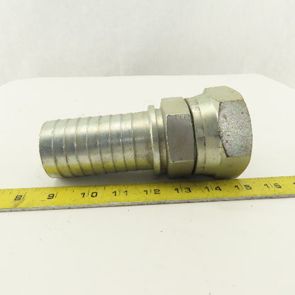2-1/2-12 (-32) Flare Seat Female Swivel x 2" Hose Barb Fitting